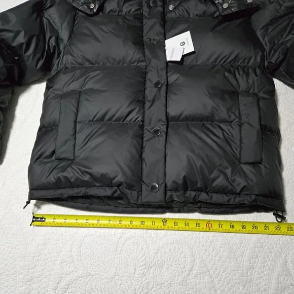 COACH Down Puffer Hooded Coat ~ Women’s ~ Medium ~ Black - Picture 9 of 16
